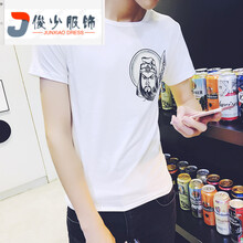 尊尚鳥（ zunshangniao） 短袖 男士T恤 紋身關(guān)二爺 