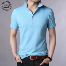 鱷魚(yú)恤（CROCODILE） 短袖 男士T恤 1208淺藍 