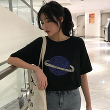 純色短袖上衣，打造百變女神