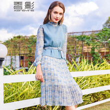 香影（xiangying）  褶皺 連衣裙