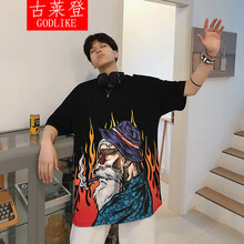 古萊登（GODLIKE） 短袖 男士T恤 T909黑色 