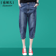 七分,流行,元素,高腰棉褶,趨勢(shì),新款,樣式