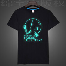 頂間（TOPSPACE） 短袖 男士T恤 寶藍色 夜光 綠箭俠4 