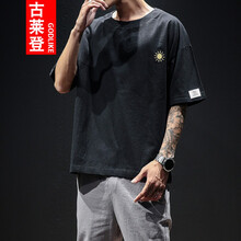 古萊登（GODLIKE） 短袖 男士T恤 T124黑色 
