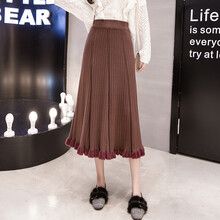 高腰修身短裙，微胖妹子的福音