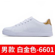 361°跑步鞋白金色男-6601 44，35，36，37，38，39，40，41，42，43