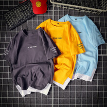 哎媄飾 短袖 男士T恤 深灰色 