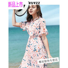 性感小心機(jī)，荷葉邊連衣裙秀氣質(zhì)