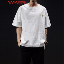 鴨鴨（YAYA） 短袖 男士T恤 白色|太陽(yáng) 