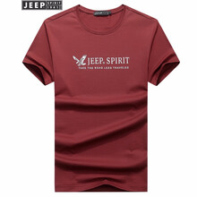 吉普（JEEP） 長袖 男士T恤 TS0112紅色 