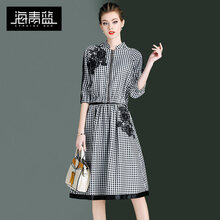 元素,樣式,新款,格紋,流行,趨勢(shì),衣裙,蕾絲