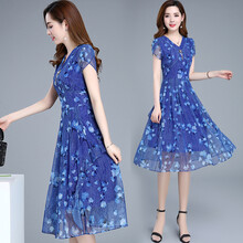 復古印花長(cháng)裙，打造優(yōu)雅小仙女