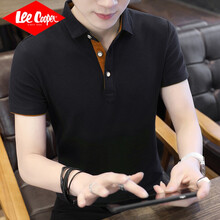 Lee Cooper 短袖 男士T恤 501黑橙 