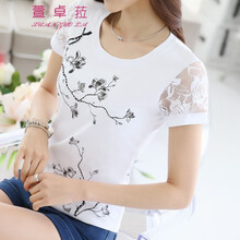 時(shí)尚圓領(lǐng)短袖，打造優(yōu)雅女神