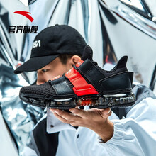 安踏（ANTA）跑步鞋黑/熒光亮深紅-3 39，40.5，40，42.5，41，42，43，44.5