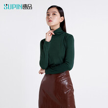 速品（supin）  短袖 T恤 女 高領(lǐng)