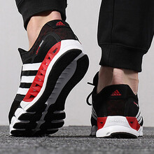 Adidas跑步鞋EF2665/黑白/Climacool 