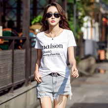 另一感 印花 短袖 T恤 女 圓領(lǐng)