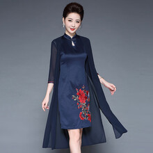 撞色連衣裙，打造優(yōu)雅氣質(zhì)小仙女