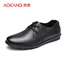 奧康（Aokang）男士經(jīng)典黑色175219074 41