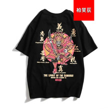 柏斐荻（BYPHYTEE） 短袖 男士T恤 武士 黑色 