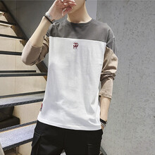 企途 長(cháng)袖 男士T恤 331款深灰 