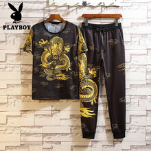 花花公子（PLAYBOY） 短袖 男士T恤 050 