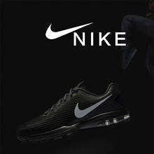 耐克（NIKE）跑步鞋869633-010/白勾/后跟氣墊 