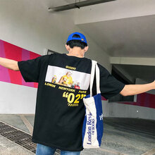 古萊登（GODLIKE） 五分袖 男士T恤 T02款黑色 