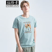 拓路者（Pioneer Camp） 短袖 男士T恤 淺綠 