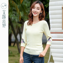 系帶條紋針織衫，微胖妹子的福音
