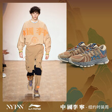 李寧（LI-NING）跑步鞋薰香杏/棕色 