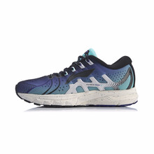李寧（LI-NING）跑步鞋標準黑/云霧白 