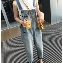 減齡高腰背帶褲，微胖妹子的福音