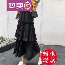 復(fù)古荷葉邊半身裙，打造優(yōu)雅女神
