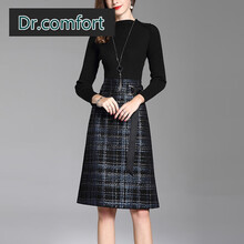 dr.comfort  口袋，蕾絲 連衣裙