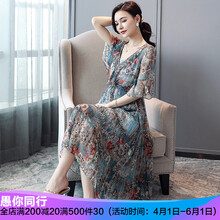 時尚印花長裙，讓你變身甜美女神
