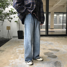 度士旗（DUESIFLAG） 闊腿褲  男士牛仔褲