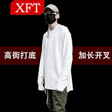 XFT 長(zhǎng)袖 男士T恤 灰色 