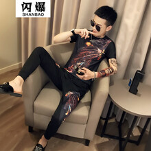 閃爆（SHANBAO） 短袖 男士T恤 TZ402 