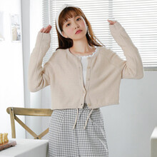 優(yōu)雅針織開衫，打造清新少女風(fēng)