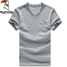 啄木鸟（TUCANO） 长袖 男士T恤 短袖灰色 