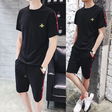 兩岸花（Lianganhua） 短袖 男士T恤 1號色 