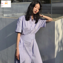 優(yōu)雅純色連衣裙，讓你賺足回頭率