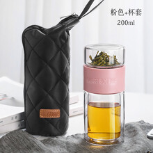 雙層隔熱防燙玻璃杯，喝出好水！