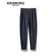 克里斯·博格（KRISBORG） 哈倫褲 原創(chuàng)設(shè)計(jì) 男士牛仔褲
