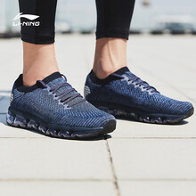 李寧（LI-NING）跑步鞋夜影藍(lán)/標(biāo)準(zhǔn)黑 