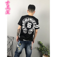 古萊登（GODLIKE） 短袖 男士T恤 黑色十字架 