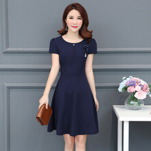 時(shí)尚寬松雪紡裙，讓你告別微胖界