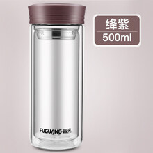 雙層隔熱防燙玻璃杯，喝出好水！